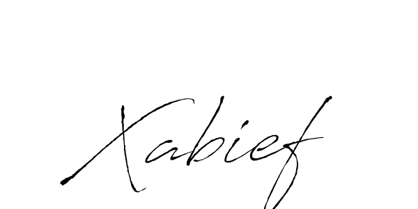 Create a beautiful signature design for name Xabief. With this signature (Antro_Vectra) fonts, you can make a handwritten signature for free. Xabief signature style 6 images and pictures png