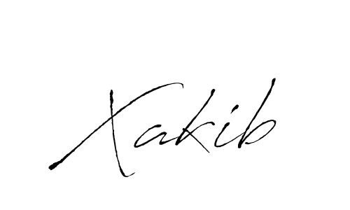How to make Xakib signature? Antro_Vectra is a professional autograph style. Create handwritten signature for Xakib name. Xakib signature style 6 images and pictures png