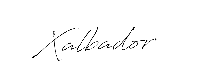 Design your own signature with our free online signature maker. With this signature software, you can create a handwritten (Antro_Vectra) signature for name Xalbador. Xalbador signature style 6 images and pictures png