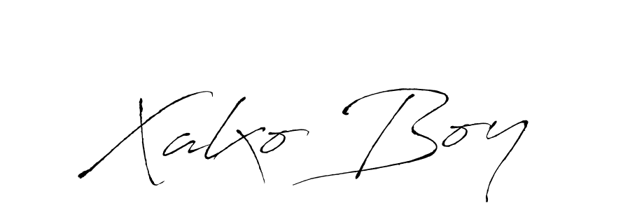 Create a beautiful signature design for name Xalxo Boy. With this signature (Antro_Vectra) fonts, you can make a handwritten signature for free. Xalxo Boy signature style 6 images and pictures png