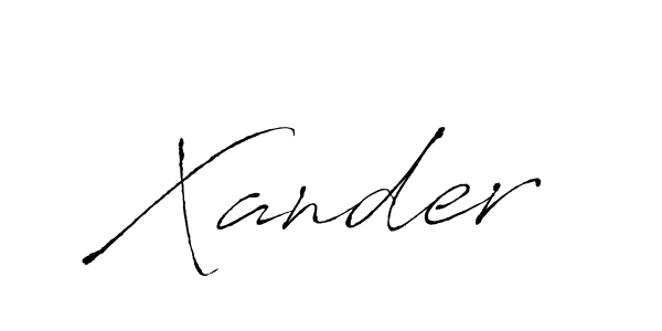 How to make Xander signature? Antro_Vectra is a professional autograph style. Create handwritten signature for Xander name. Xander signature style 6 images and pictures png