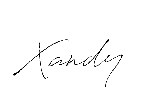 Design your own signature with our free online signature maker. With this signature software, you can create a handwritten (Antro_Vectra) signature for name Xandy. Xandy signature style 6 images and pictures png