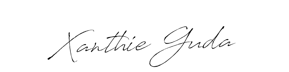 You can use this online signature creator to create a handwritten signature for the name Xanthie Guda. This is the best online autograph maker. Xanthie Guda signature style 6 images and pictures png