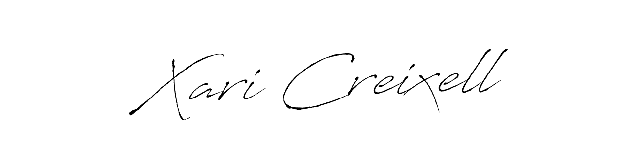 How to Draw Xari Creixell signature style? Antro_Vectra is a latest design signature styles for name Xari Creixell. Xari Creixell signature style 6 images and pictures png