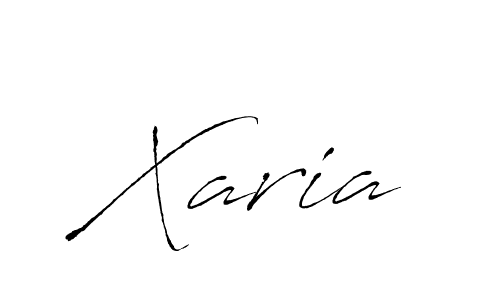 Xaria stylish signature style. Best Handwritten Sign (Antro_Vectra) for my name. Handwritten Signature Collection Ideas for my name Xaria. Xaria signature style 6 images and pictures png