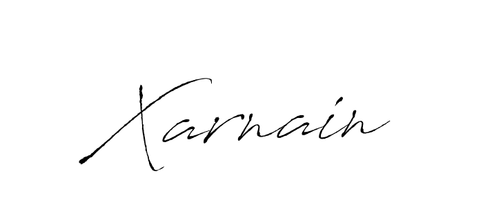 Similarly Antro_Vectra is the best handwritten signature design. Signature creator online .You can use it as an online autograph creator for name Xarnain. Xarnain signature style 6 images and pictures png