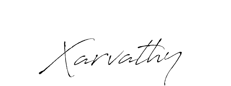 Use a signature maker to create a handwritten signature online. With this signature software, you can design (Antro_Vectra) your own signature for name Xarvathy. Xarvathy signature style 6 images and pictures png