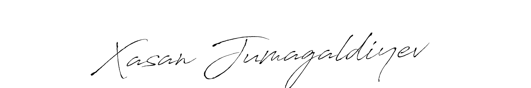 Also we have Xasan Jumagaldiyev name is the best signature style. Create professional handwritten signature collection using Antro_Vectra autograph style. Xasan Jumagaldiyev signature style 6 images and pictures png