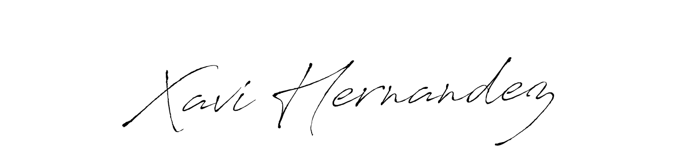 Design your own signature with our free online signature maker. With this signature software, you can create a handwritten (Antro_Vectra) signature for name Xavi Hernandez. Xavi Hernandez signature style 6 images and pictures png