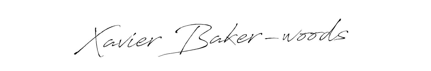 Use a signature maker to create a handwritten signature online. With this signature software, you can design (Antro_Vectra) your own signature for name Xavier Baker-woods. Xavier Baker-woods signature style 6 images and pictures png