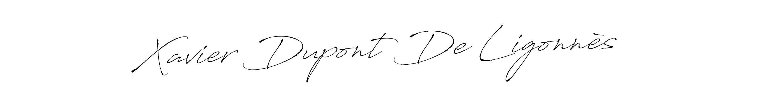 How to make Xavier Dupont De Ligonnès name signature. Use Antro_Vectra style for creating short signs online. This is the latest handwritten sign. Xavier Dupont De Ligonnès signature style 6 images and pictures png