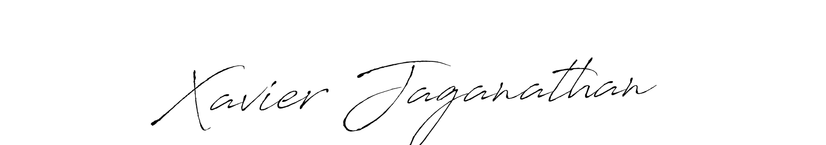 Design your own signature with our free online signature maker. With this signature software, you can create a handwritten (Antro_Vectra) signature for name Xavier Jaganathan. Xavier Jaganathan signature style 6 images and pictures png