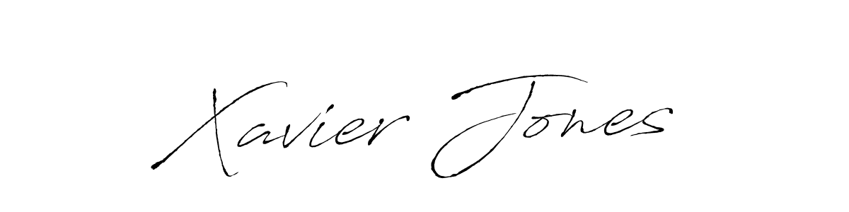 Use a signature maker to create a handwritten signature online. With this signature software, you can design (Antro_Vectra) your own signature for name Xavier Jones. Xavier Jones signature style 6 images and pictures png