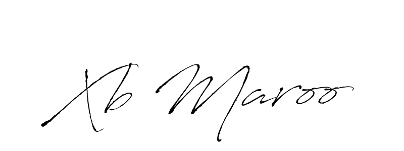 Antro_Vectra is a professional signature style that is perfect for those who want to add a touch of class to their signature. It is also a great choice for those who want to make their signature more unique. Get Xb Maroo name to fancy signature for free. Xb Maroo signature style 6 images and pictures png