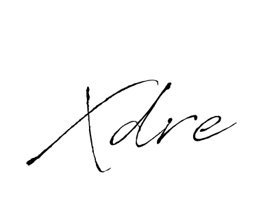 Make a beautiful signature design for name Xdre. With this signature (Antro_Vectra) style, you can create a handwritten signature for free. Xdre signature style 6 images and pictures png
