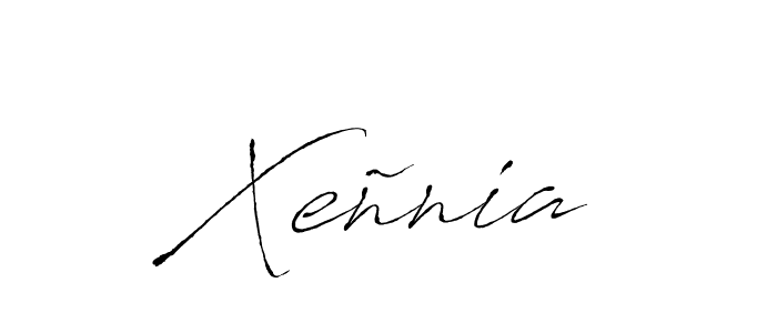 Antro_Vectra is a professional signature style that is perfect for those who want to add a touch of class to their signature. It is also a great choice for those who want to make their signature more unique. Get Xeñnia name to fancy signature for free. Xeñnia signature style 6 images and pictures png