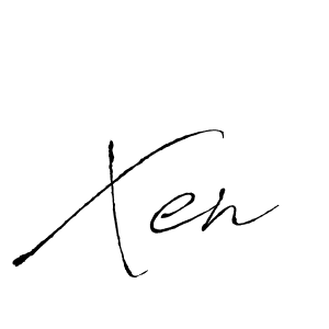 Design your own signature with our free online signature maker. With this signature software, you can create a handwritten (Antro_Vectra) signature for name Xen. Xen signature style 6 images and pictures png