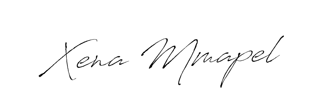 Xena Mmapel stylish signature style. Best Handwritten Sign (Antro_Vectra) for my name. Handwritten Signature Collection Ideas for my name Xena Mmapel. Xena Mmapel signature style 6 images and pictures png