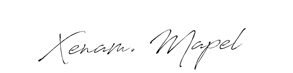 It looks lik you need a new signature style for name Xenam. Mapel. Design unique handwritten (Antro_Vectra) signature with our free signature maker in just a few clicks. Xenam. Mapel signature style 6 images and pictures png