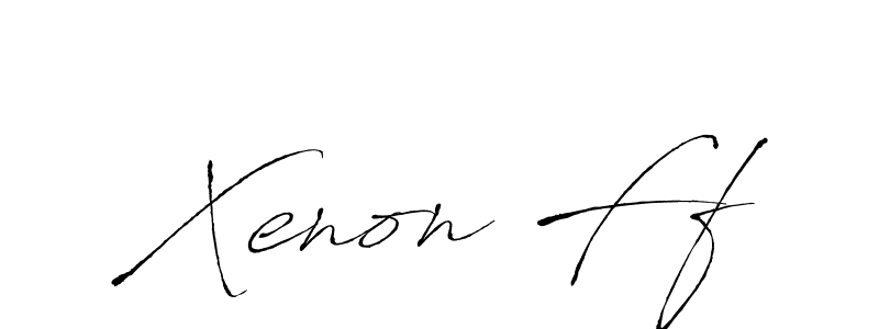 Also we have Xenon Ff name is the best signature style. Create professional handwritten signature collection using Antro_Vectra autograph style. Xenon Ff signature style 6 images and pictures png