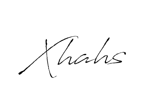 Also we have Xhahs name is the best signature style. Create professional handwritten signature collection using Antro_Vectra autograph style. Xhahs signature style 6 images and pictures png