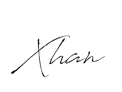 Make a beautiful signature design for name Xhan. With this signature (Antro_Vectra) style, you can create a handwritten signature for free. Xhan signature style 6 images and pictures png