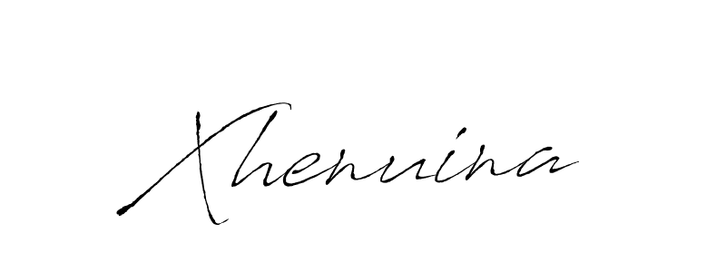 Similarly Antro_Vectra is the best handwritten signature design. Signature creator online .You can use it as an online autograph creator for name Xhenuina. Xhenuina signature style 6 images and pictures png