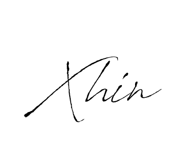 How to Draw Xhin signature style? Antro_Vectra is a latest design signature styles for name Xhin. Xhin signature style 6 images and pictures png