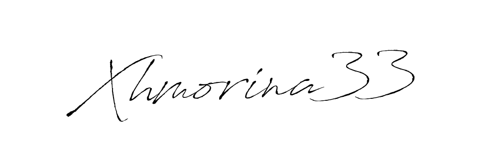 How to make Xhmorina33 signature? Antro_Vectra is a professional autograph style. Create handwritten signature for Xhmorina33 name. Xhmorina33 signature style 6 images and pictures png