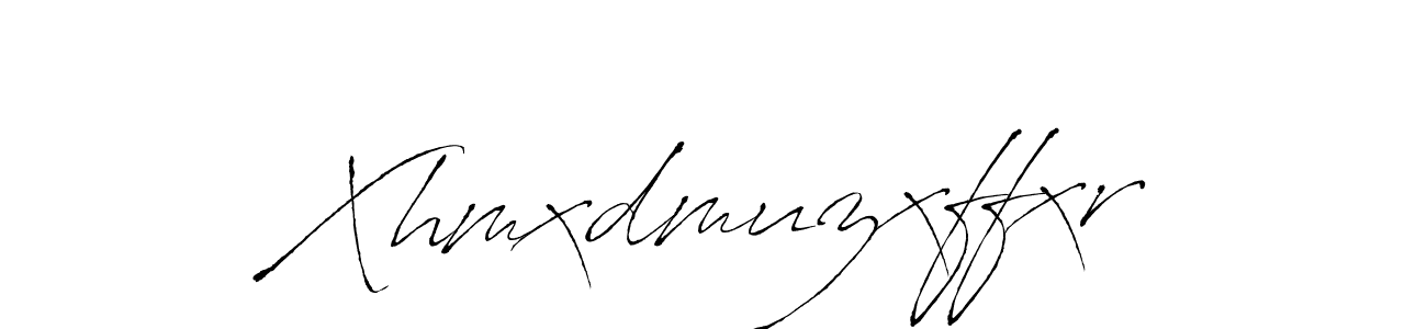 How to make Xhmxdmuzxffxr name signature. Use Antro_Vectra style for creating short signs online. This is the latest handwritten sign. Xhmxdmuzxffxr signature style 6 images and pictures png