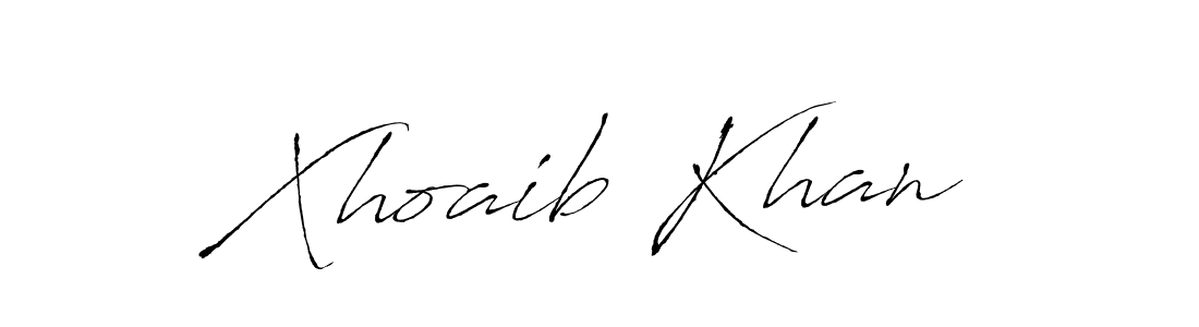 Make a beautiful signature design for name Xhoaib Khan. Use this online signature maker to create a handwritten signature for free. Xhoaib Khan signature style 6 images and pictures png