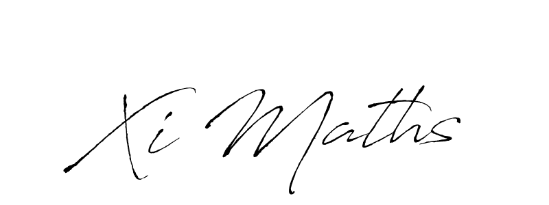 This is the best signature style for the Xi Maths name. Also you like these signature font (Antro_Vectra). Mix name signature. Xi Maths signature style 6 images and pictures png