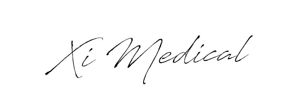 Create a beautiful signature design for name Xi Medical. With this signature (Antro_Vectra) fonts, you can make a handwritten signature for free. Xi Medical signature style 6 images and pictures png