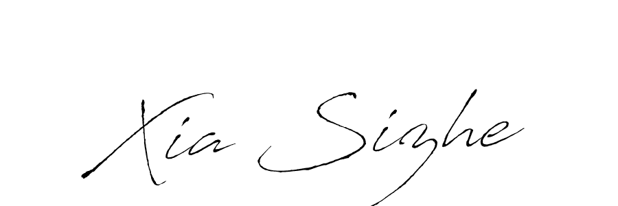 How to Draw Xia Sizhe signature style? Antro_Vectra is a latest design signature styles for name Xia Sizhe. Xia Sizhe signature style 6 images and pictures png