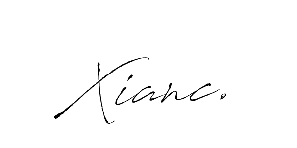 It looks lik you need a new signature style for name Xianc.. Design unique handwritten (Antro_Vectra) signature with our free signature maker in just a few clicks. Xianc. signature style 6 images and pictures png