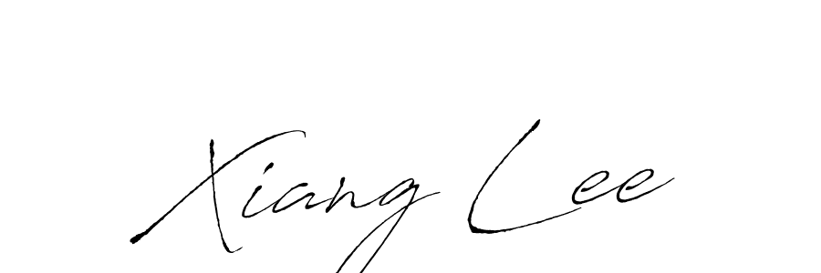 Create a beautiful signature design for name Xiang Lee. With this signature (Antro_Vectra) fonts, you can make a handwritten signature for free. Xiang Lee signature style 6 images and pictures png