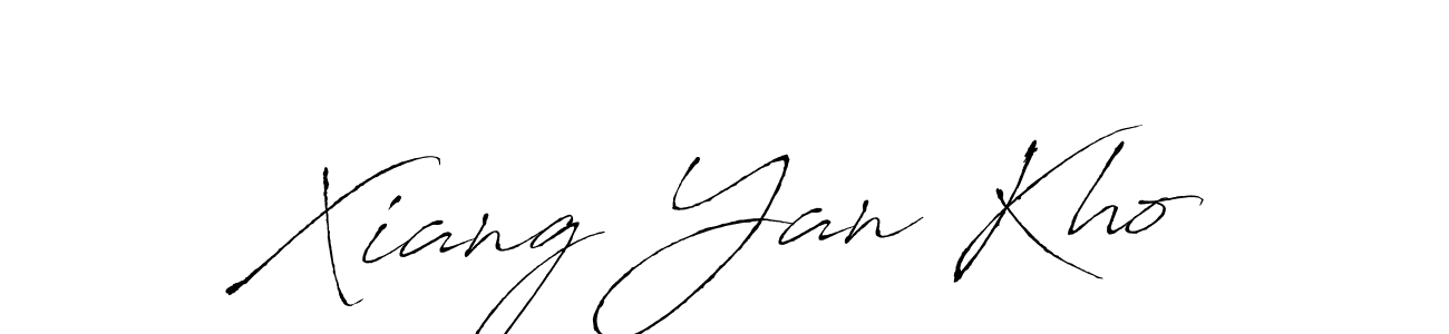 Xiang Yan Kho stylish signature style. Best Handwritten Sign (Antro_Vectra) for my name. Handwritten Signature Collection Ideas for my name Xiang Yan Kho. Xiang Yan Kho signature style 6 images and pictures png