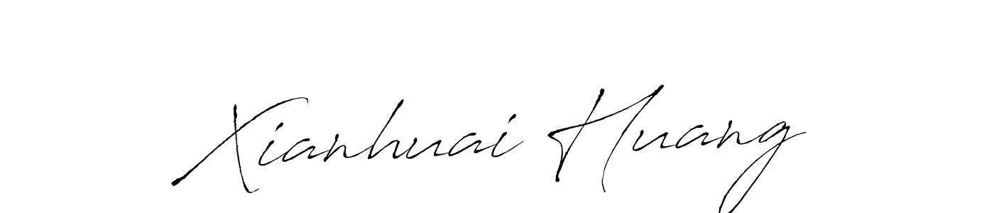 The best way (Antro_Vectra) to make a short signature is to pick only two or three words in your name. The name Xianhuai Huang include a total of six letters. For converting this name. Xianhuai Huang signature style 6 images and pictures png
