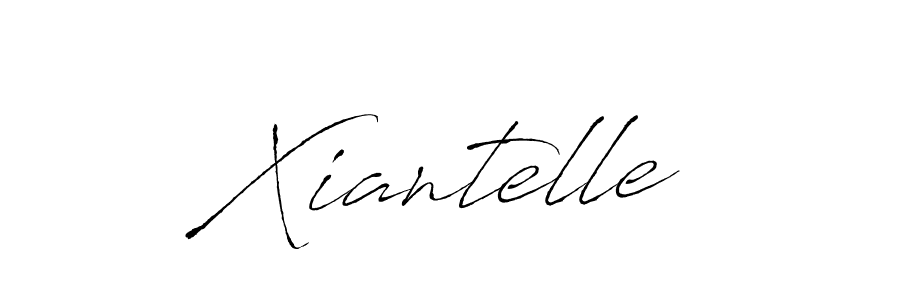 Design your own signature with our free online signature maker. With this signature software, you can create a handwritten (Antro_Vectra) signature for name Xiantelle. Xiantelle signature style 6 images and pictures png