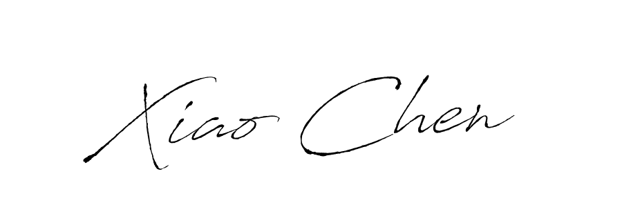 Make a beautiful signature design for name Xiao Chen. With this signature (Antro_Vectra) style, you can create a handwritten signature for free. Xiao Chen signature style 6 images and pictures png