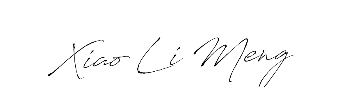 Xiao Li Meng stylish signature style. Best Handwritten Sign (Antro_Vectra) for my name. Handwritten Signature Collection Ideas for my name Xiao Li Meng. Xiao Li Meng signature style 6 images and pictures png