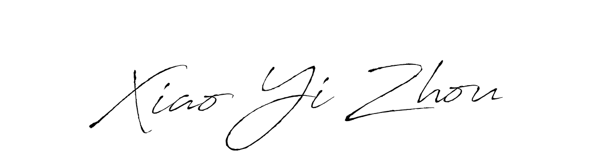 You should practise on your own different ways (Antro_Vectra) to write your name (Xiao Yi Zhou) in signature. don't let someone else do it for you. Xiao Yi Zhou signature style 6 images and pictures png