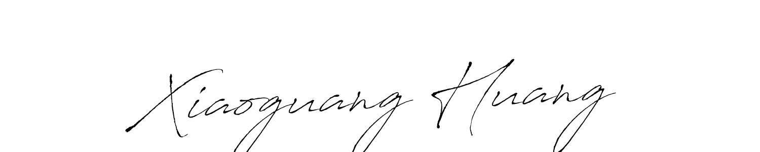 The best way (Antro_Vectra) to make a short signature is to pick only two or three words in your name. The name Xiaoguang Huang include a total of six letters. For converting this name. Xiaoguang Huang signature style 6 images and pictures png