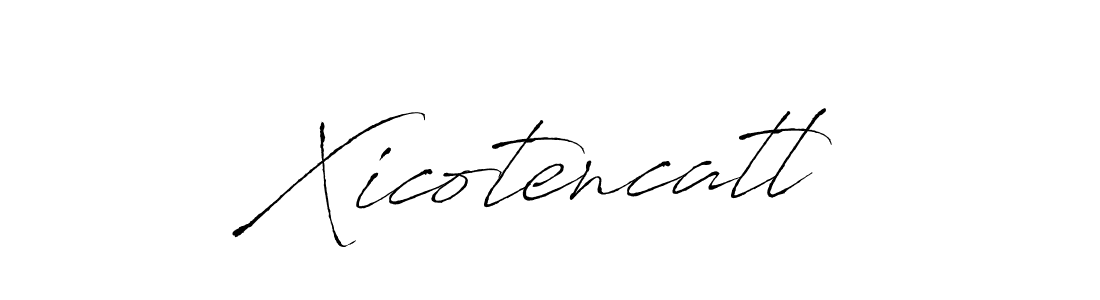 How to make Xicotencatl signature? Antro_Vectra is a professional autograph style. Create handwritten signature for Xicotencatl name. Xicotencatl signature style 6 images and pictures png