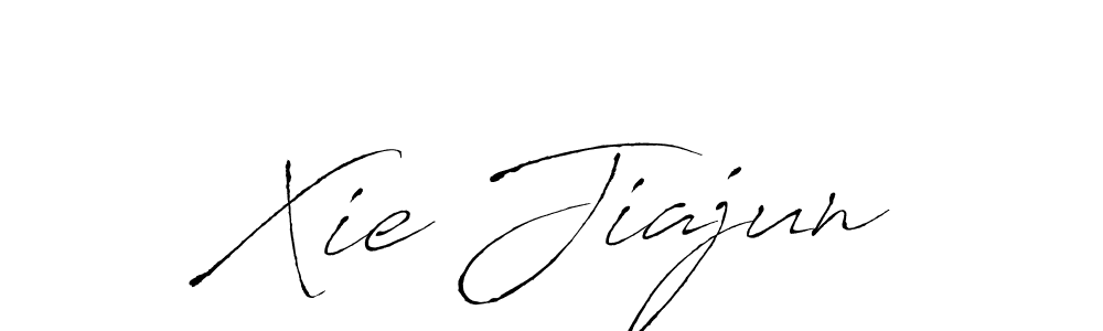 Design your own signature with our free online signature maker. With this signature software, you can create a handwritten (Antro_Vectra) signature for name Xie Jiajun. Xie Jiajun signature style 6 images and pictures png