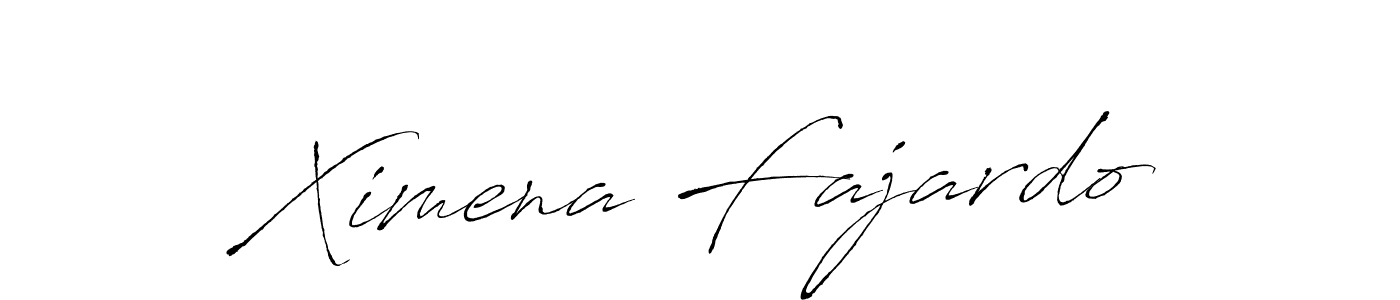 The best way (Antro_Vectra) to make a short signature is to pick only two or three words in your name. The name Ximena Fajardo include a total of six letters. For converting this name. Ximena Fajardo signature style 6 images and pictures png