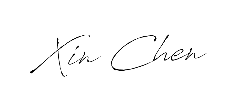 Xin Chen stylish signature style. Best Handwritten Sign (Antro_Vectra) for my name. Handwritten Signature Collection Ideas for my name Xin Chen. Xin Chen signature style 6 images and pictures png