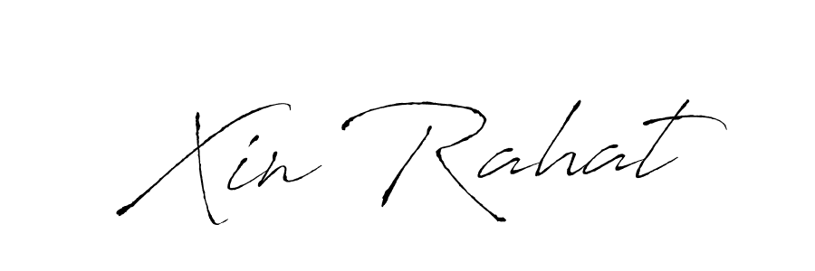 Here are the top 10 professional signature styles for the name Xin Rahat. These are the best autograph styles you can use for your name. Xin Rahat signature style 6 images and pictures png