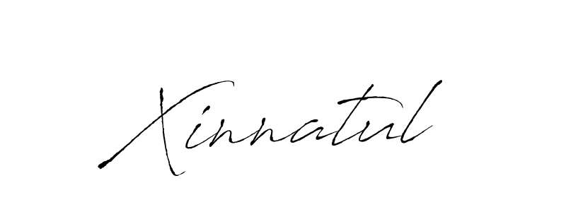 Create a beautiful signature design for name Xinnatul. With this signature (Antro_Vectra) fonts, you can make a handwritten signature for free. Xinnatul signature style 6 images and pictures png