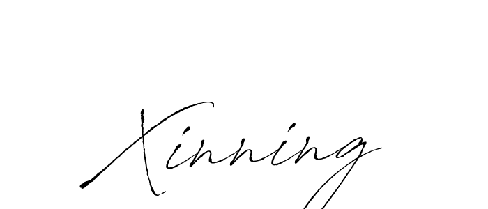 Xinning stylish signature style. Best Handwritten Sign (Antro_Vectra) for my name. Handwritten Signature Collection Ideas for my name Xinning. Xinning signature style 6 images and pictures png